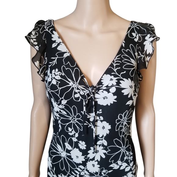 Vintage Smart Set Floral Midi Dress - Picture 4 of 8